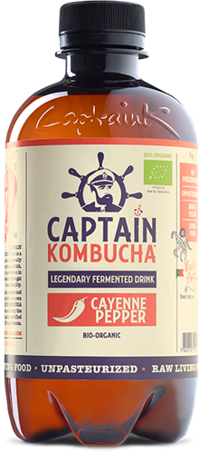 ORGANIC CAYENNE PEPPER KOMBUCHA 